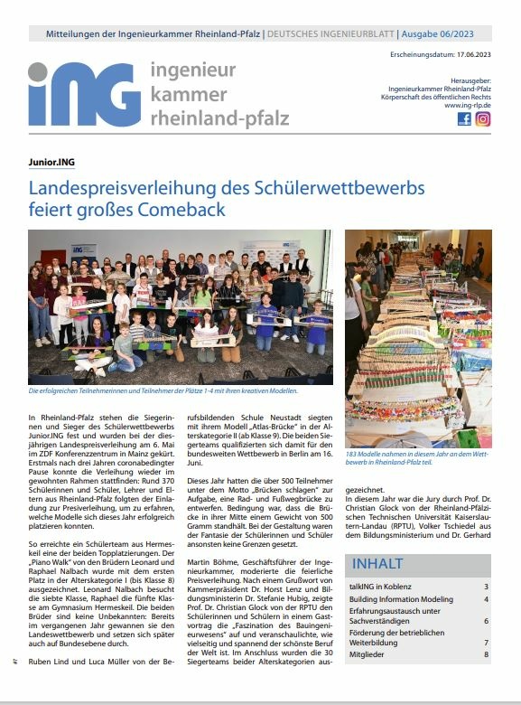 Länderbeilage zum Deutschen Ingenieurblatt (DIB)
